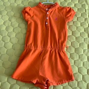 Orange Romper